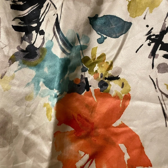 Jones New York Silk Blend Multicolor Abstract Print Pencil Skirt Size 8 - Picture 3 of 7